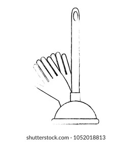 sanitary suction suck with gloves
