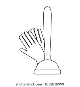 sanitary suction suck with gloves