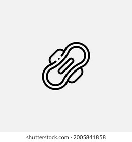 Sanitary towel icon sign vector,Symbol, logo illustration for web and mobile