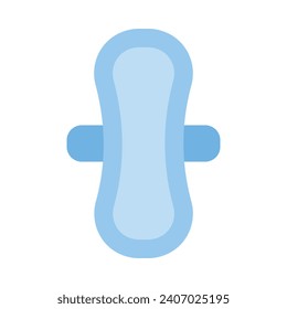 Sanitary Towel Vector Flat Icon For Personal And Commercial Use.
