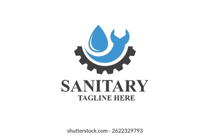 Sanitary ware logo design icon vector image