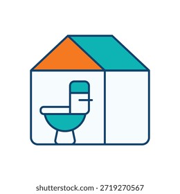Instalações de Saneamento Icon ilustração de estoque vetorial