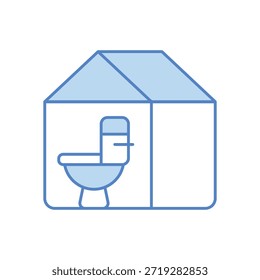 Instalações de Saneamento Icon ilustração de estoque vetorial