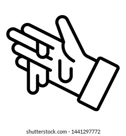 Sanitation icon. Outline sanitation vector icon for web design isolated on white background
