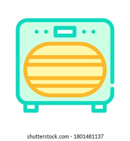 sanitation oven color icon vector. sanitation oven sign. isolated symbol illustration