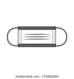 Sanitation and protection facemask ppe icon set with respiratory face masks 