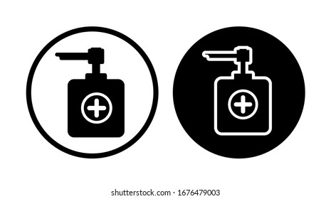 Sanitise Icon On White Background