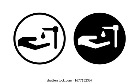 Sanitise Icon On White Background