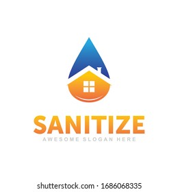 Sanitize Logo, Hand Soap Logo, Cleaning Logo, Health Logo