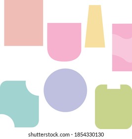 Sanitizer bottle label vector template