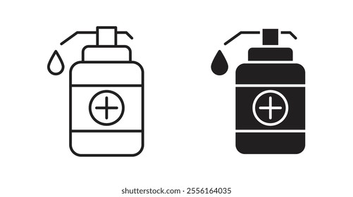 Sanitizer Filled flat icons set for apps and web ui designs.