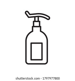 sanitizer icon black vector design