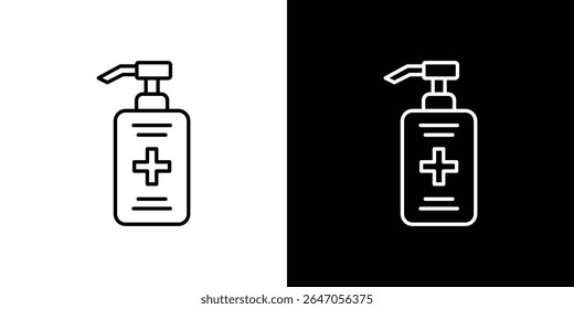 Icono de desinfectante. Icono de Vector Diseño gráfico. Iconos de Ui Ux