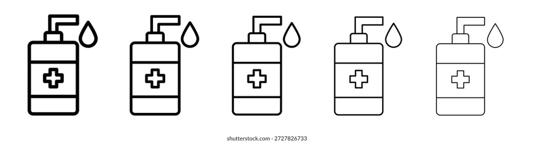 Icono de desinfectante para Diseños gráficos. Diseño de Vector de iconos