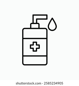Sanitizer icon. simple vector icon