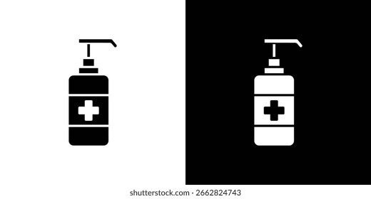 Gráficos escalables del Vector del icono del desinfectante
