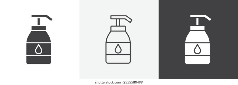 Sanitizer icon vector set for ui designs