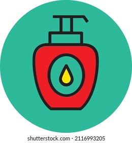 Ilustración de vectores aislados de Sanitizer que puede descargarse fácilmente