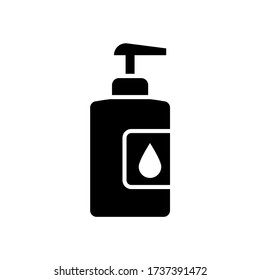 sanitizer liquid soap vector vector icon