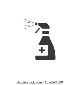 Sanitizer spray icon. Isolated image. Pharmacy and cleaning vector illustration