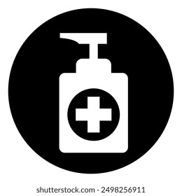 Sanitizer Symbol Sign ,Vector Illustration, Isolate On White Background Label. EPS10