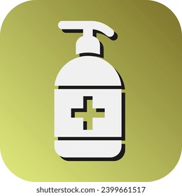 Sanitizer Vector Glyph Gradient Background Icon For Personal And Commercial Use.
