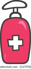 sanitizer Vektorgrafik auf transparentem Hintergrund.Premium-Qualitätssymbole.Vektor-Flachsymbol für Konzept und Grafikdesign.
