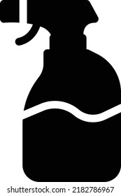 sanitizer Vector illustration on a transparent background. Premium quality symmbols. Glyphs vector icons for concept and graphic design. 
