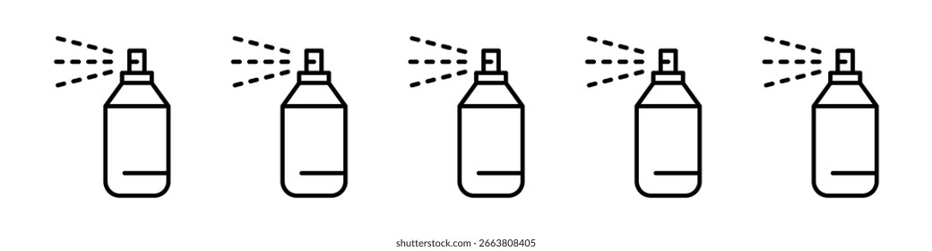 Sanitizing spray bottle icon design, logo, app, UI. Vector illustration, EPS