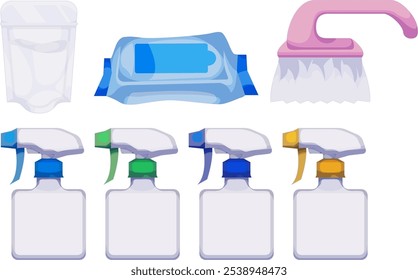 Sanitizing Spray and Brush Set | Essential Cleaning Items