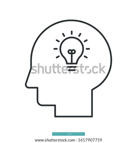 sanity, innovation icon vector illustration logo template for many purpose. Isolated on white background.