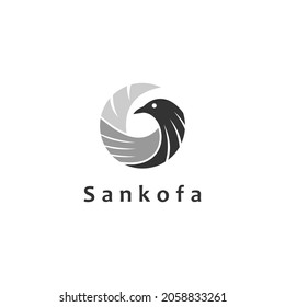 Sankofa logo for business. Sankofa logotype.