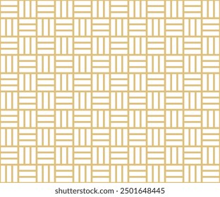 Sankuzushi pattern.Japanese traditional pattern. Seamless Japanese pattern material.Color: Gold version.