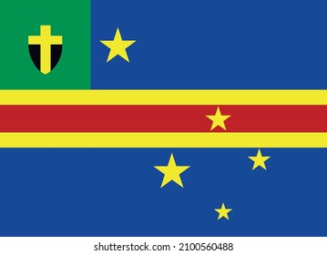 Sanma Province, Republic of Vanuatu flag vector icon