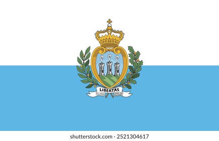 SanMarino flag national material design