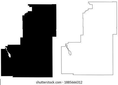 Sanpete County, Bundesstaat Utah (US County, Vereinigte Staaten von Amerika, USA, USA), Karte, Vektorgrafik, Skizze Sanpete Karte