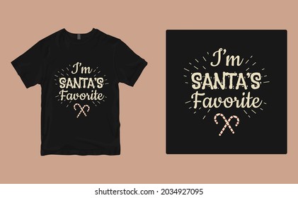 sanra's Favourite t-shirt design. Vector print, typography, poster, print, emblem. Global swatches.