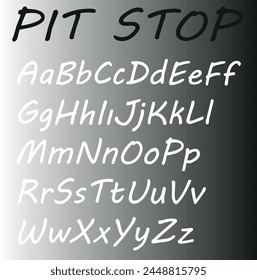 Sans seref font in the styleof handmade graphic. letters with vintage  texture for logo and emblem design. vector illustration 