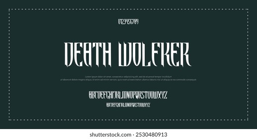 Sans serif alphabet display font vector. Feminine minimalist typography style illustration