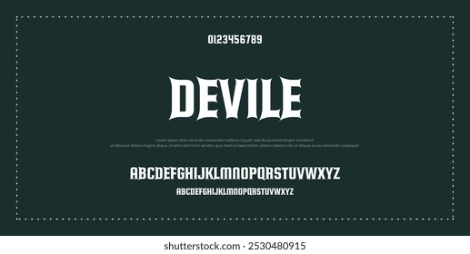 Sans serif alphabet display font vector. Feminine minimalist typography style illustration