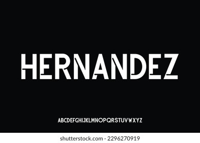 Sans serif display font vector design suitable for logo, logotype, headline and many more