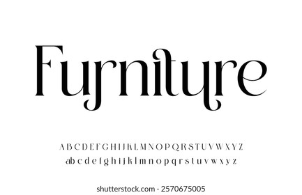 Sans serif font with vintage style typography. Alphabet vector font with Uppercase, lowercase, and number. Regular Bold font with uppercase dan lowercase variation.