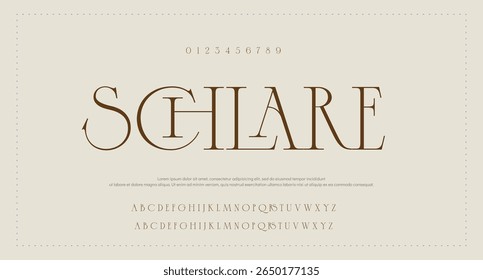 Fonte sem serifa com tipografia vintage style. Fonte vetorial alfabética com maiúsculas, minúsculas e número. Fonte em negrito regular com variação de minúsculas do lado superior.