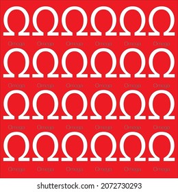 Sans serif greek alphabet pattern art