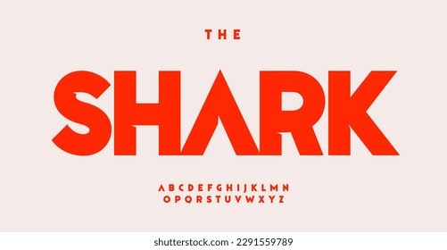 Sans serif letters with inner edgy bevel, bold fit alphabet, geometric font for sport modern logo, sleek emphasis headline, contemporary clean typography, simple typographic design. Vector typeset