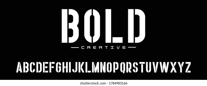 Sans Serif Monogram Alphabet And Bold Font. Classic Fonts Regular Uppercase Sports Letters In Black Background