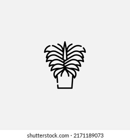 Sansevieria icon sign vector,Symbol, logo illustration for web and mobile