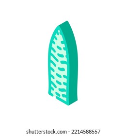 sansevieria tropical leaf isometric icon vector. sansevieria tropical leaf sign. isolated symbol illustration