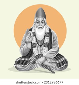 Sant Kabir Das a 15th-century famous Indian mystic poet.