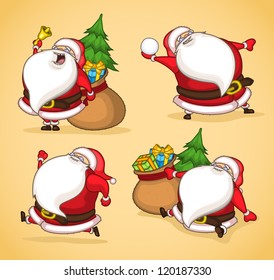 Santa in action